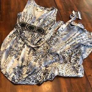 ECI printed maxi dress